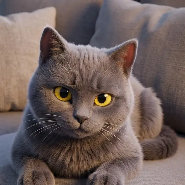 Maggie, the family cat
